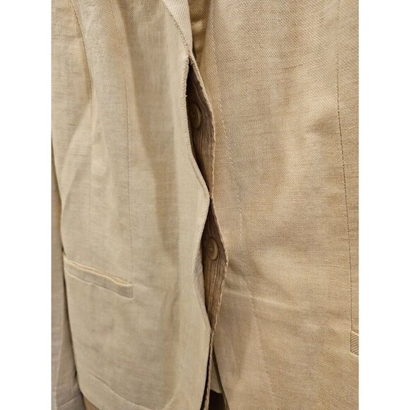 Women's Neiman Marcus Exclusive Linen Blend Jacket/Skirt Suit Size 8 Made in USA - Picture 5 of 16
